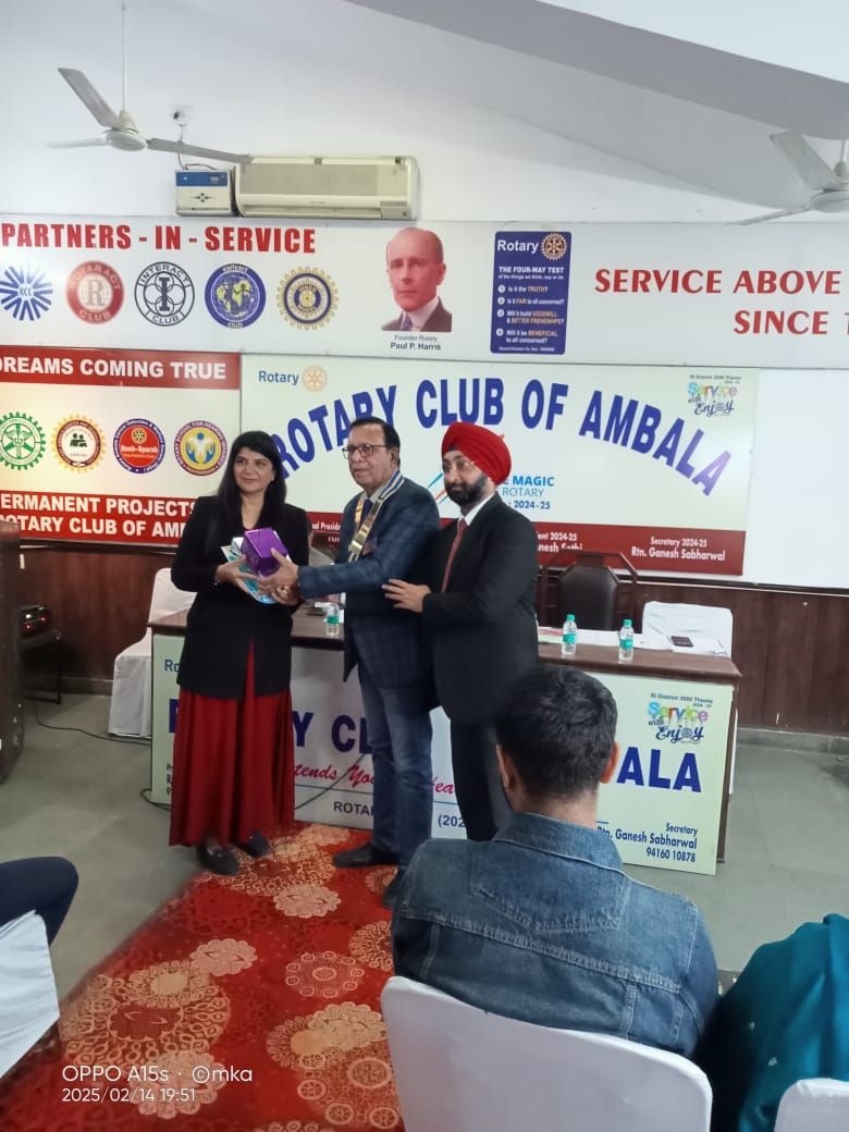 Rotary Club Felicitation Ceremony